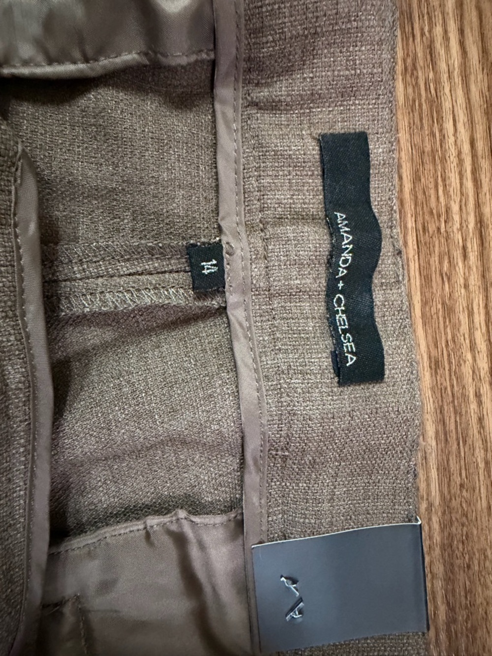 Amanda & Chelsea Brown Straight-Leg Dress Pants - Picture 5 of 11